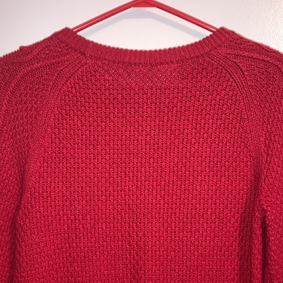 GAP kids red knitted sweater, length is below knee (I am 5’4”), size XXL (14-16) - Picture 10 of 12